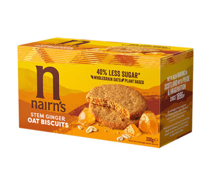 Nairn’s Stem Ginger Oat Biscuits