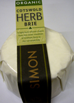 Simon Weaver Cotswold Herb Brie Organic 140g