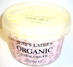 Jess’s Ladies Organic Double Cream 250ml