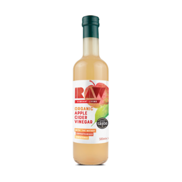 Raw Vibrant Living Apple Cider Vinegar with the Mother Organic