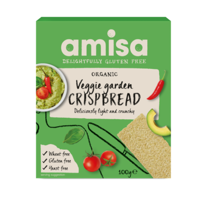 Amisa Veggie Garden Crispbread Organic