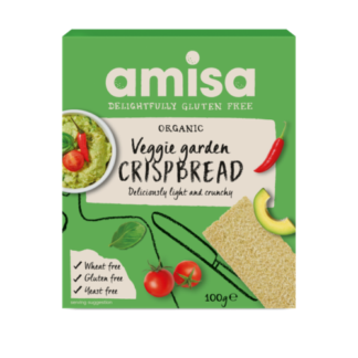 Amisa Veggie Garden Crispbread Organic 100g