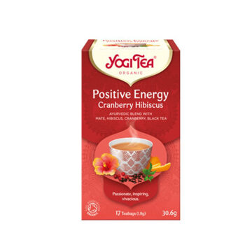 Yogi Positive Energy Cranberry Hibiscus Tea Organic