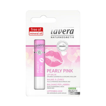 Lavera Pearly Pink Lip Balm Organic