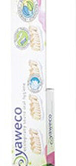 Yaweco Hard/Medium Natural Toothbrush Heads