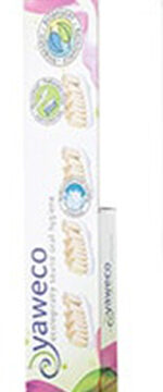 Yaweco Hard/Medium Natural Toothbrush Heads