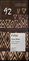 Vivani Panama 92% Dark Chocolate and Coconut Blossom Organic