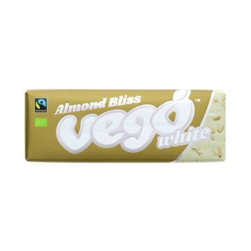 Vego Almond Bliss White Vegan Chocolate Bar Organic