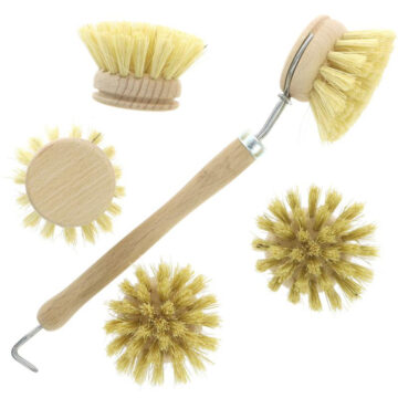 Hill Brush Co. Washing Up Brush with 4 Heads