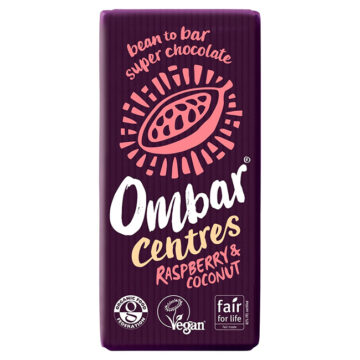 Ombar Centres Raspberry & Coconut Bar Organic 35g