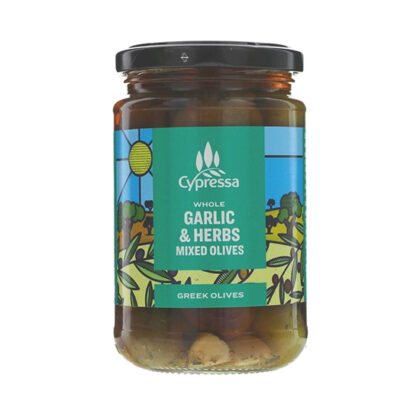 Cypressa Greek Mixed Olives With Garlic & Herbs