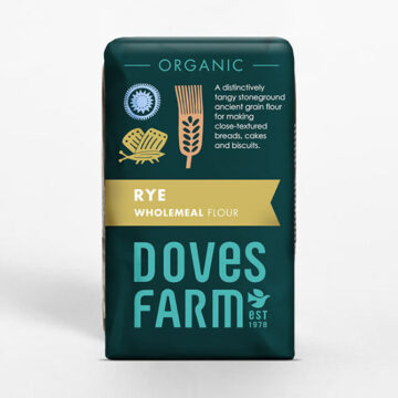 Doves Farm Wholegrain Rye Flour Organic 1kg