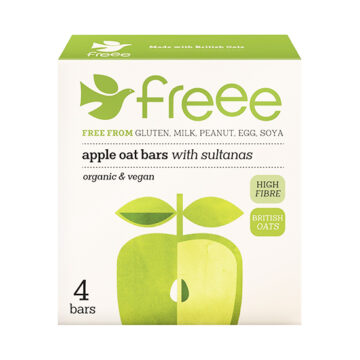 Doves Farm Apple Oat Bars With Sultanas Organic (X4)