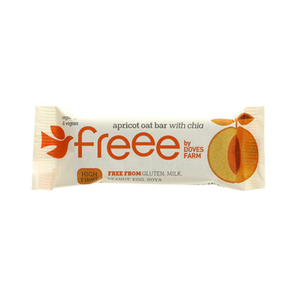 Doves Farm Freee Apricot Oat Bar With Chia Organic