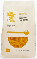 Doves Farm Organic Maize & Rice Fusilli Pasta 500g