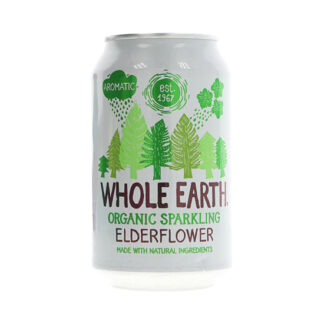 Whole Earth Lightly Sparkling Elderflower Organic 330ml