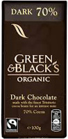 Green & Black’s Dark Chocolate 70% Organic