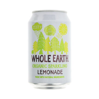 Whole Earth Lightly Sparkling Lemonade Organic 330ml