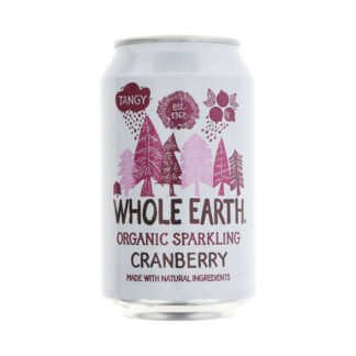 Whole Earth Lightly Sparkling Cranberry Organic 330ml