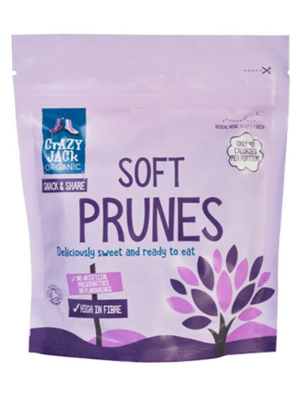 Crazy Jack Soft Dried Prunes Organic 200g