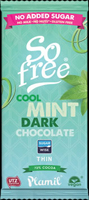 Plamil So Free Cool Mint Dark Chocolate Thin 72% ~ NAS