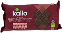 Kallo Belgian Dark Chocolate Rice Cakes Organic