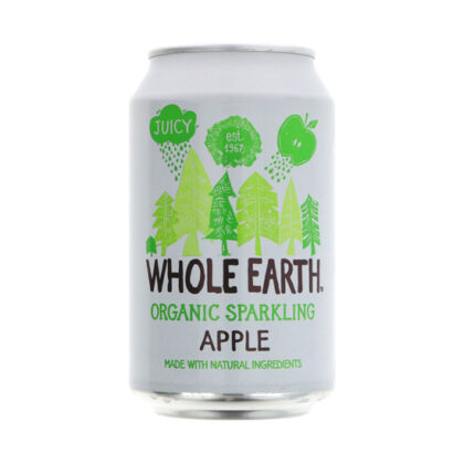 Whole Earth Lightly Sparkling Apple Drink Organic