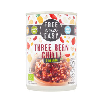 Free & Easy Three Bean Chilli Ready Meal Organic