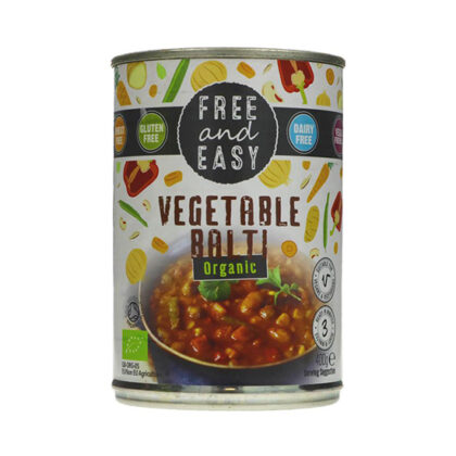 Free & Easy Vegetable Balti Ready Meal Organic