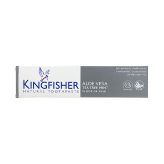 Kingfisher Aloe Vera Tea Tree Mint Natural Fluoride Free Toothpaste 100ml