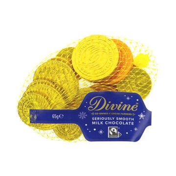 Divine Milk Chocolate Coins Fairtrade