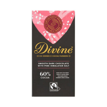 Divine Smooth Dark Chocolate With Pink Himalayan Salt 90g