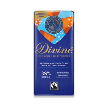 Divine Smooth Milk Chocolate with Salted Caramel 90g