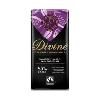 Divine Exquisitely Smooth 85% Dark Chocolate 90g