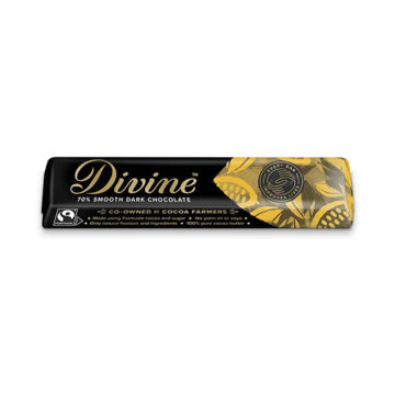 Divine Fairtrade 70% Smooth Dark Chocolate Bar 35g