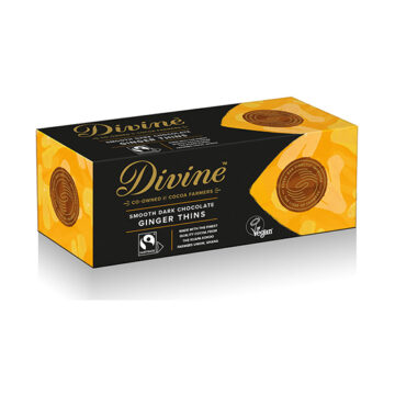 Divine Dark Chocolate Ginger Thins