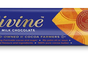 Divine Fairtrade Orange Milk Chocolate Bar