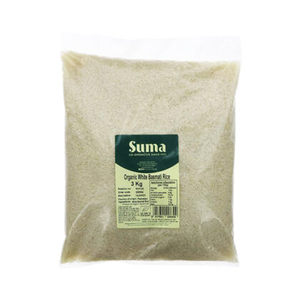 Suma White Basmati Rice 3kg Organic