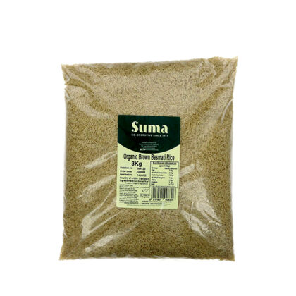 Suma Basmati Brown Rice Organic 3kg