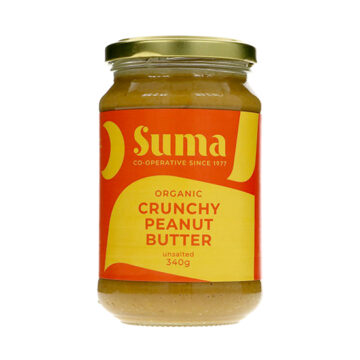 Suma Crunchy Unsalted Peanut Butter Organic 340g