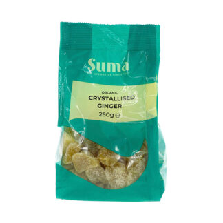 Suma Crystallised Ginger Organic 125g