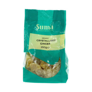 Suma Crystallised Ginger Organic 125g