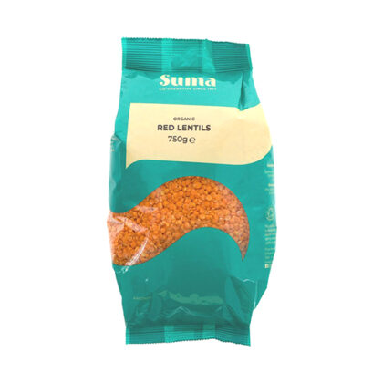 Suma Red Split Lentils 750g Organic