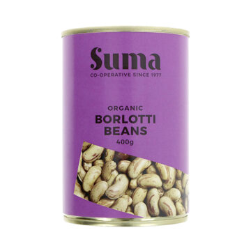 Suma Borlotti Beans Organic 400g