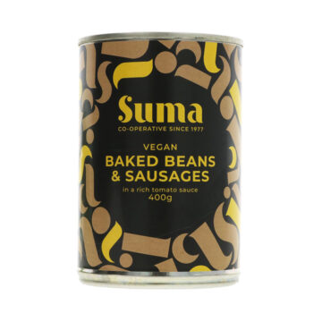 Suma Baked Beans & Lincolnshire Style Vegan Sausages