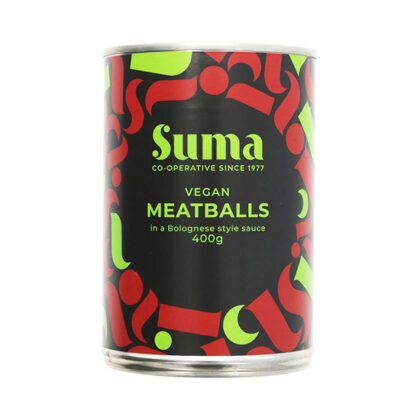 Suma Vegan Meatballs In Bolognese Sauce