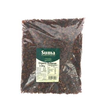 Suma Sultanas Organic 2.5kg