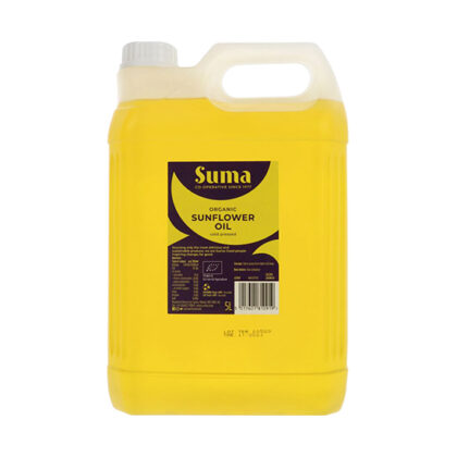 Suma Cold Pressed Sunflower Oil 5lt Organic