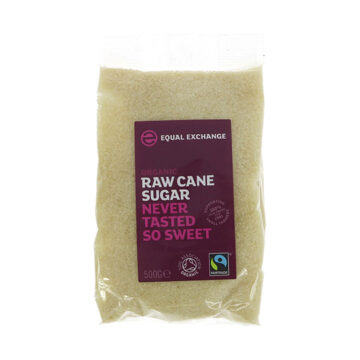 Equal Exchange Raw Cane Sugar Organic Fairtrade 500g