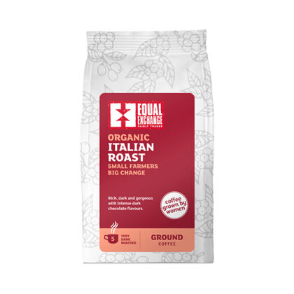 Equal Exchange Italian Roast Ground Coffee Organic Fairtrade 200g